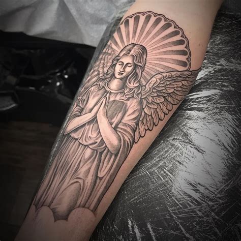 angel pic tattoo